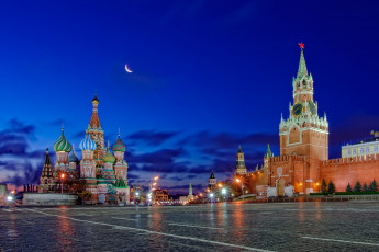 Картинка москва города москва+ россия красная площадь кремль