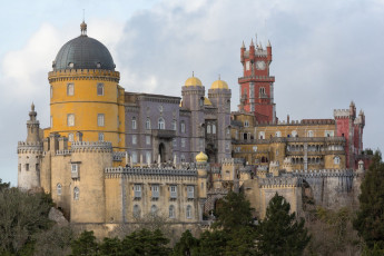 Картинка pena+palace portugal города -+дворцы +замки +крепости pena palace