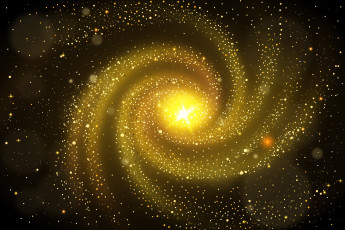 Картинка космос арт спираль галактика звезды
