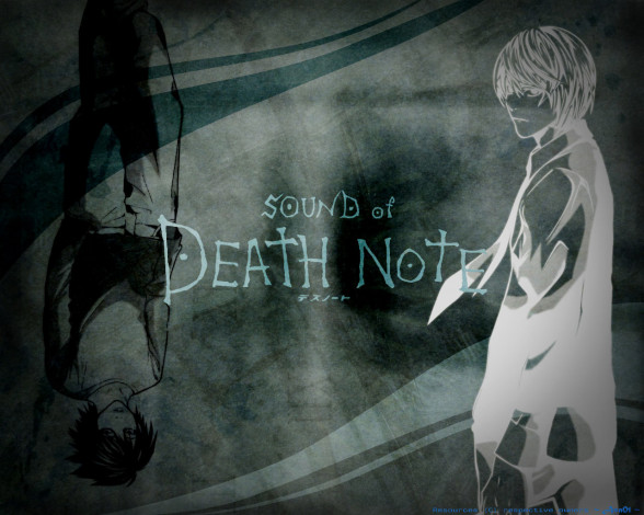 Обои картинки фото аниме, death, note