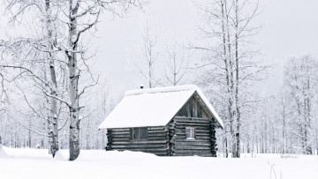 Картинка разное сооружения постройки деревья дом снег
