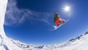 Картинка спорт сноуборд полёт