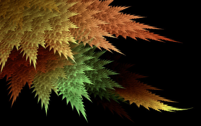 Обои картинки фото 3д, графика, fractal, фракталы, линии, цвета, изгиби