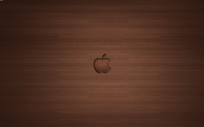 Обои картинки фото компьютеры, apple, логотип, аpple, яблоко, фон, коричневый