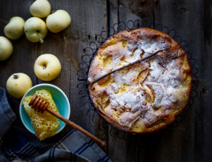 Картинка еда пироги яблоки яблочный пирог