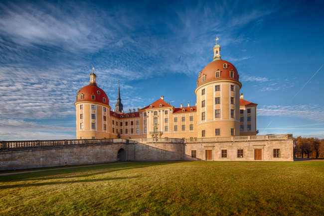 Обои картинки фото moritzburg castle,  germany, города, - дворцы,  замки,  крепости, germany, moritzburg, castle, германия, замок, морицбург