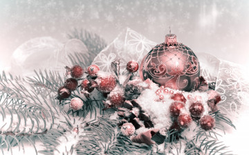Картинка праздничные шары новый год рождество christmas