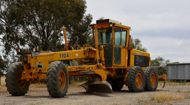 Обои картинки фото john deere, техника, грейдеры, грейдер