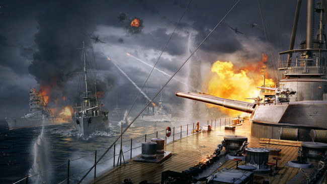 Обои картинки фото видео игры, world of warships, warships, of, world, симулятор, онлайн, action