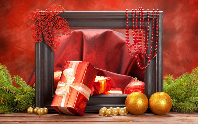 Обои картинки фото праздничные, подарки и коробочки, новый, год, рождество, merry, christmas