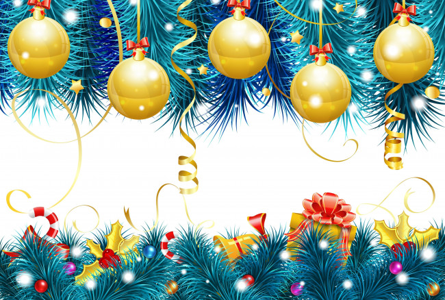 Обои картинки фото праздничные, векторная графика , новый год, украшения, new, year, шары, рождество, decoration, christmas, balls