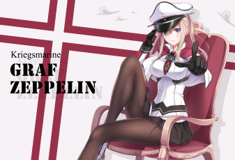 Картинка аниме kantai+collection ltt challenger kancolle kantai collection graf zeppelin