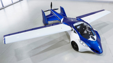 Картинка aeromobil автомобили -unsort самолёт ангар car