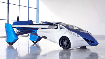 Картинка aeromobil автомобили -unsort самолёт ангар car