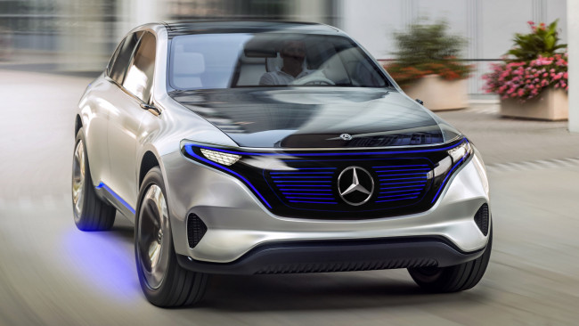 Обои картинки фото mercedes-benz generation eq-suv concept 2016, автомобили, mercedes-benz, eq-suv, 2016, concept, generation