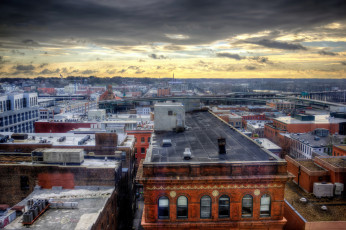 Картинка ричмонд города -+панорамы сша здания richmond virginia вирджиния город usa cityscape hdr