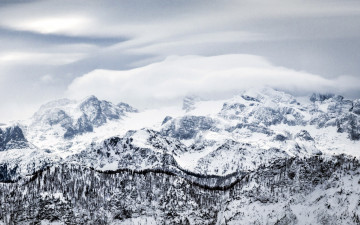Картинка природа горы вершина гора снег