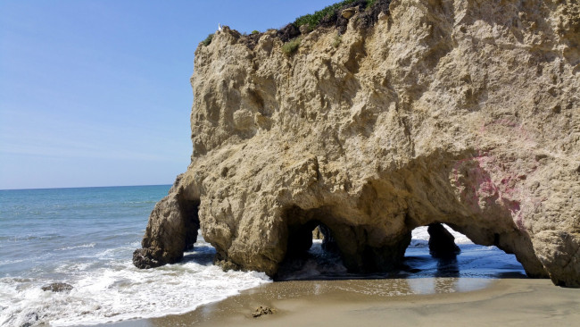 Обои картинки фото природа, побережье, море, скала, волны