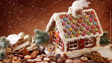 Картинка календари праздники +салюты дом печенье сладости