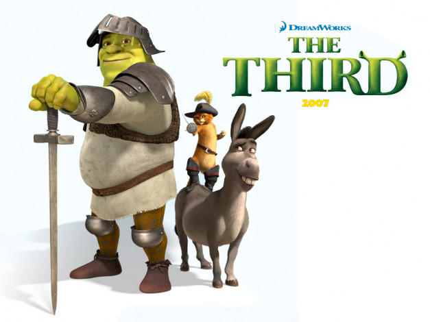 Обои картинки фото shrek, мультфильмы, the, third