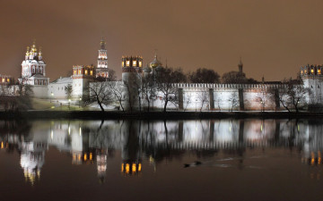 Картинка новодевичий монастырь города москва россия