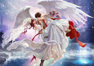 Картинка perfect world видео игры ангел невеста