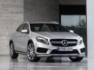 обоя автомобили, mercedes-benz, gla, 45, amg, 2014г, x156