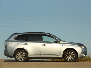 обоя автомобили, mitsubishi, 2012г, phev, outlander