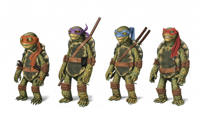 Обои картинки фото Черепашки ниндзя, мультфильмы, tmnt, teenage, mutant, ninja, turtles, Черепашки, ниндзя