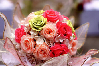 Картинка цветы букеты +композиции розы гортензия