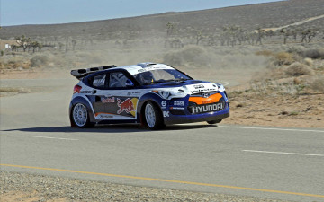 Картинка спорт авторалли шоссе машина трасса пустыня пыль скорость дорога