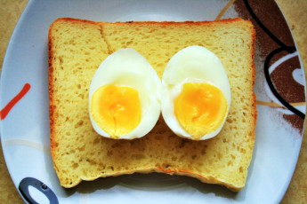 Картинка еда Яичные+блюда половинки яйца хлеб тост