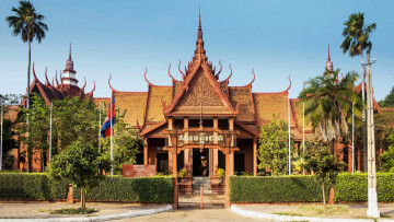 Картинка города -+здания +дома музей в городе пномпень камбоджа