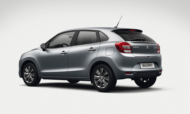 Обои картинки фото suzuki baleno 2015, автомобили, suzuki, baleno, 2015, серый, металлик