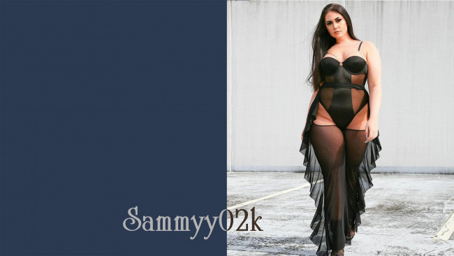 Обои картинки фото sammyy02k, девушки, - брюнетки,  шатенки, big, beautiful, woman, толстушка, девушка, plus, size, model, модель, размера, плюс