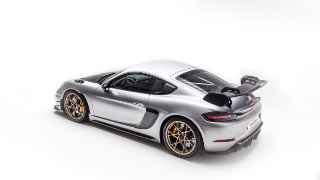 Обои картинки фото friedrich performance porsche 718 cayman gt4 rs 2024, автомобили, porsche, friedrich, performance, тюнинг, 718, cayman, gt4, rs, 2024, пoршe, кайман