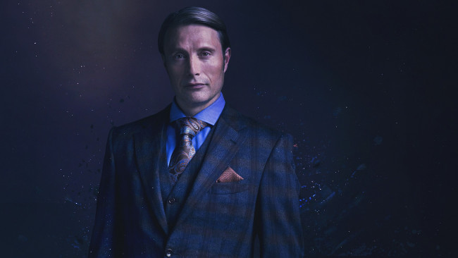 Обои картинки фото hannibal , сериал 2013 – 2015, кино фильмы, сериал, nbc, мадс, миккельсен, ганнибал, лектер, мужчины, костюмы, галстук, актeр, детектив, триллер, криминал, драма, ужасы