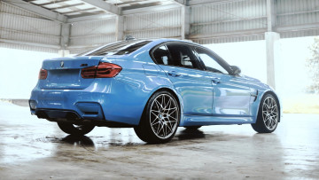 Картинка bmw+m3 автомобили bmw голубой парковка