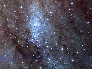 Картинка звезды ngc 206 космос галактики туманности