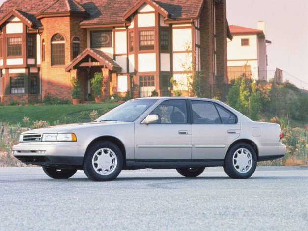 Обои картинки фото 1990, nissan, maxima, автомобили, datsun