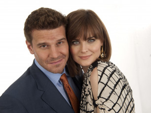 обоя emily, deschanel, david, boreanaz, разное, знаменитости, кости