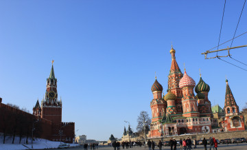 Картинка города москва россия московский кремль