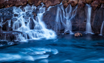 Картинка природа водопады вода озеро река водопад скалы