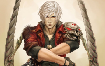 Картинка видео+игры devil+may+cry+4 оружие игры dmc 4 данте dante fanart фанарт zetsuai89 game wallpapers