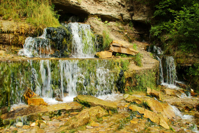 Обои картинки фото изборск,  словенские ключи, природа, водопады, словенские, ключи, водопад