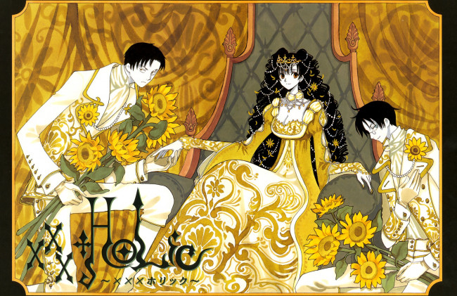 Обои картинки фото аниме, xxxholic, девушка, парни