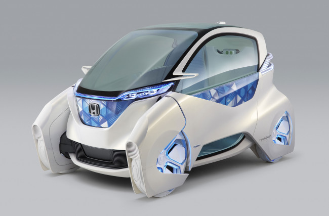 Обои картинки фото honda micro commuter concept 2011, автомобили, honda, commuter, concept, micro, 2011