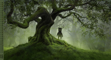 Картинка календари фэнтези дерево существо