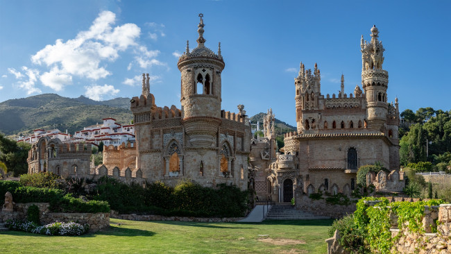 Обои картинки фото colomares castle, spain, города, замки испании, colomares, castle