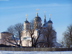 обоя галич, зима, паисиево, галический, монастырь, города, православные, церкви, монастыри